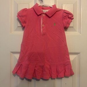 Ralph Lauren🏇Baby👶🏻Girl's👧🏻Ruffled Polo Dress👗Sz 9M